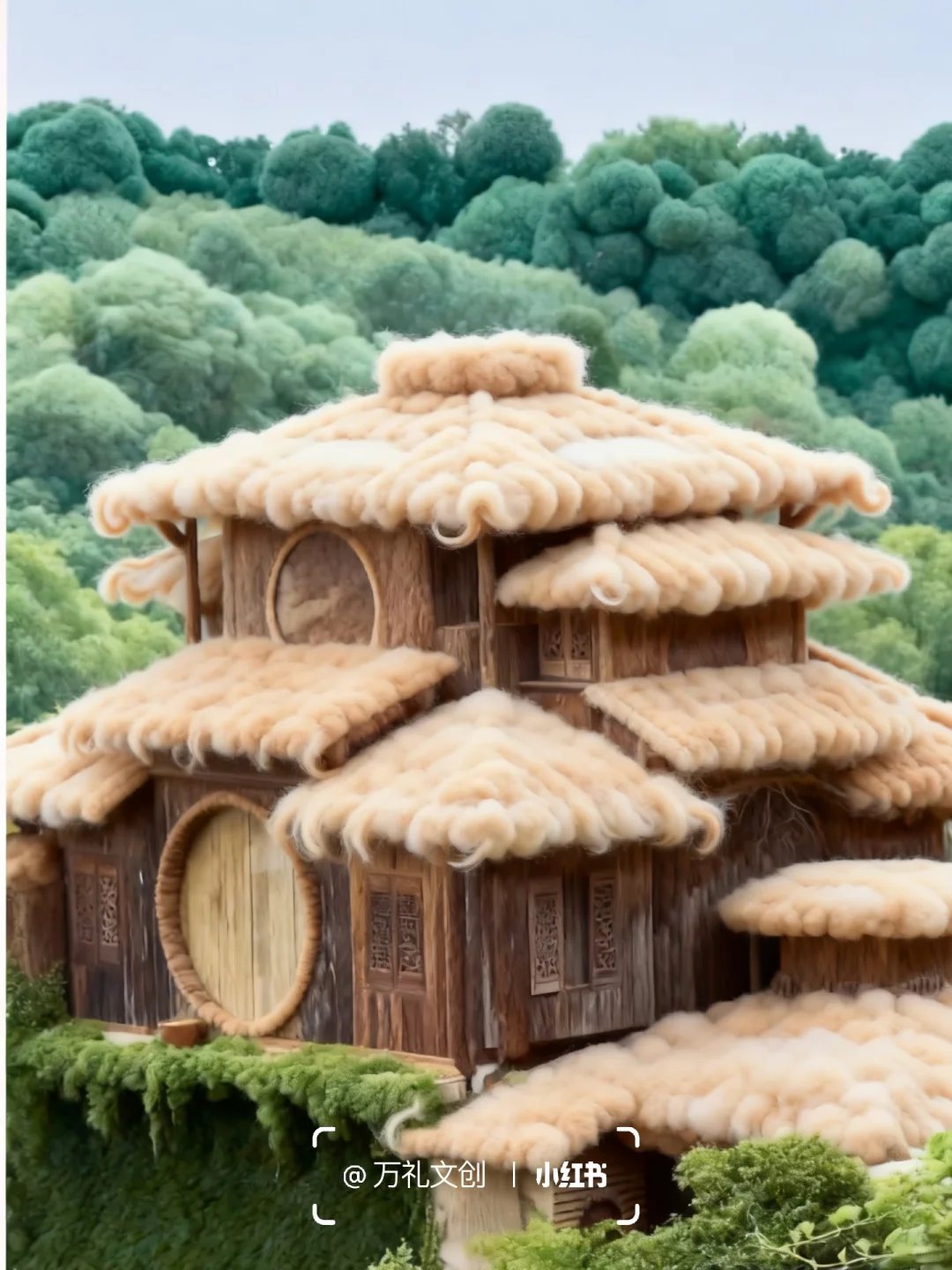 满觉陇汤屋毛绒